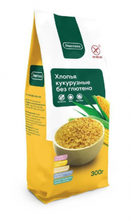 Хлопья Кукурузные  Диетика (300 г)